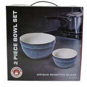 Wholesale - Reactive 2pc Bowl Set - Blue, UPC: 849808011760